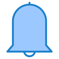 Bell blue style icon