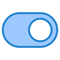 Toggle blue style icon