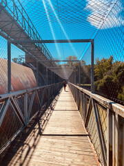 Fototapeta premium Colomers Dam, Girona, Catalonia. Green Ter river landscape.