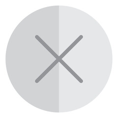 Cancel arrow flat style icon