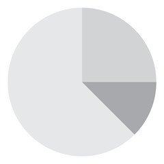 Chart flat style icon