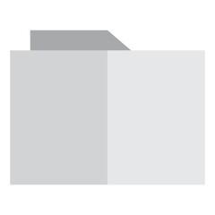 Computing floder flat style icon