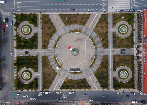 Plaza de los m&aacute;rtires, ciudad de Toluca, M&eacute;xico