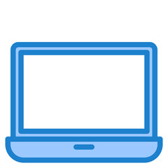 Laptop blue style icon