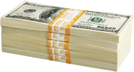 Stack of Money - Isolated