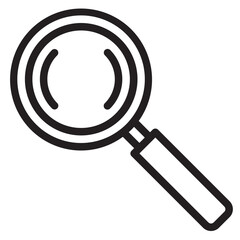 Search outline style icon