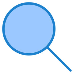 Search blue style icon