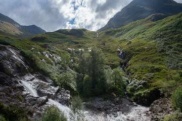 Fototapeta na wymiar Scottish Mountain highland landscape, Scotland, munros.
