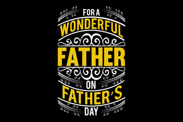 Obraz premium Dad t-shirt design
