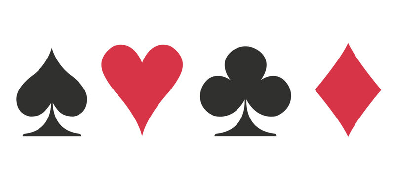 card icon. spades icon. hearts icon.  diamonds icon. clubs icon. cards game. fun game card.