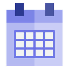 Obraz premium Calendar flat style icon
