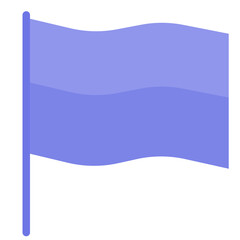 Flag flat style icon