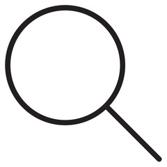 Search outline style icon