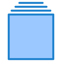 Tab blue style icon