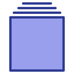 Tab color line style icon