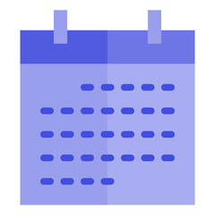 Calendar flat style icon