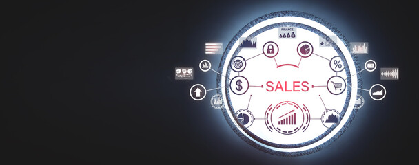 Sales growth. Increase sales. Graphs and charts. Business