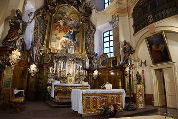 Fototapeta na wymiar Kościół pw. Trójcy Przenajświętszej we Wrocławiu, Polska