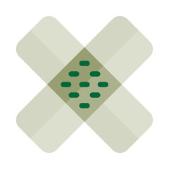 Band aid flat style icon
