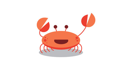 red crab animal icon transparent png