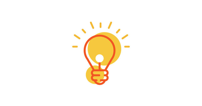 shining light bulb icon transparent png