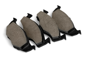 Vehicle Part, car brakes isolated on white background