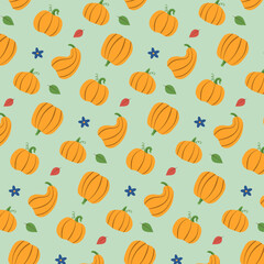 Seamless autumn element pattern