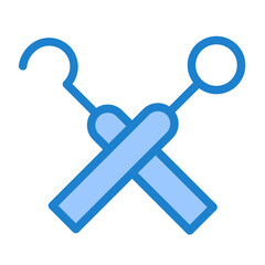 Dentist blue style icon