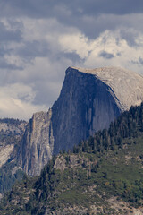 Half Dome as seen from Tunnel View at Yosemite National Park
