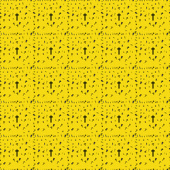 Happy halloween seamless pattern vector party invitation background