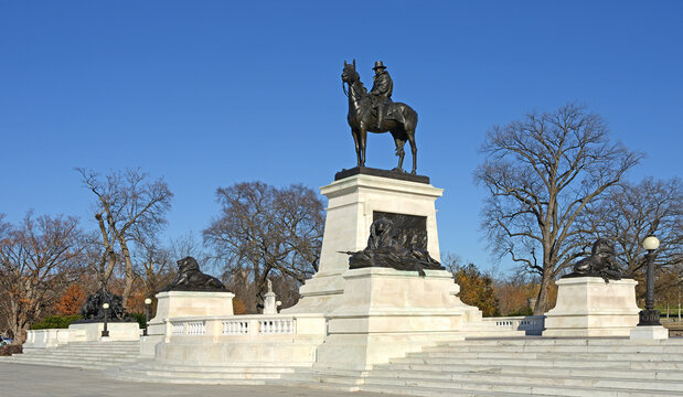 Ulysses S. Grant Memorial, presidential memorial in Washington, DC, honoring American Civil War general and 18th United States President Ulysses S. Grant