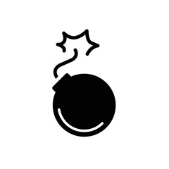 bomb icon design vector template