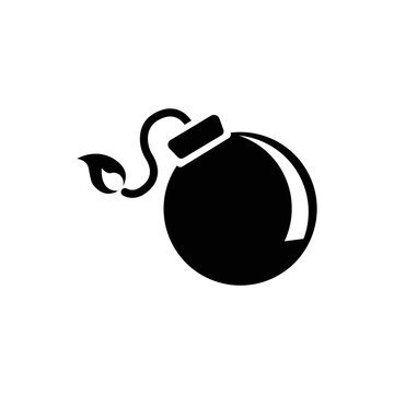 bomb icon design vector template