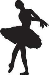 ballerina dancer silhouette