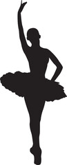 ballerina dancer silhouette