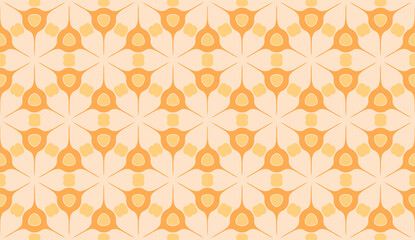 Fototapeta premium Geometric seamless textile pattern 3d illustrated 