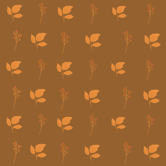seamless pattern with leaves
