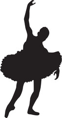 ballerina dancer silhouette