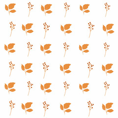 seamless pattern with hearts and flowers