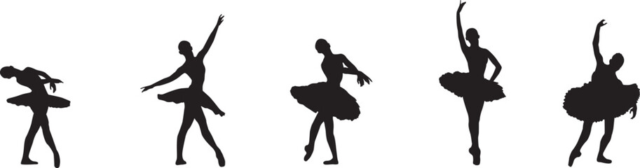 ballet dancer silhouettes