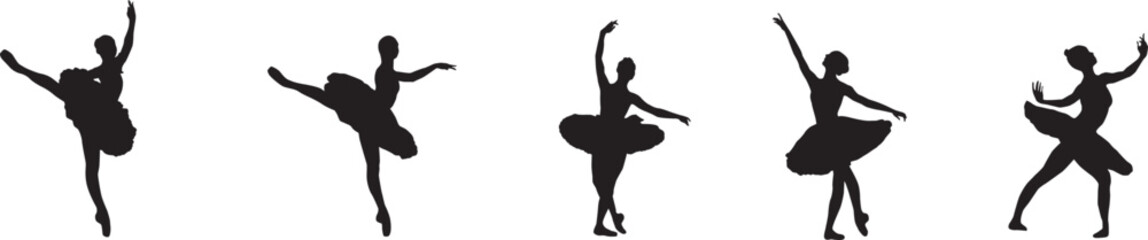 ballet dancer silhouettes © Yehor