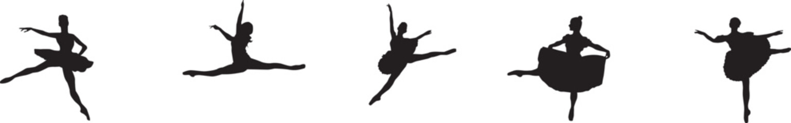 ballet dancer silhouettes