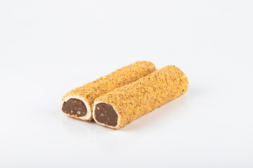 Turkish delight isolated on white background