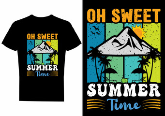 Summer t shirt design