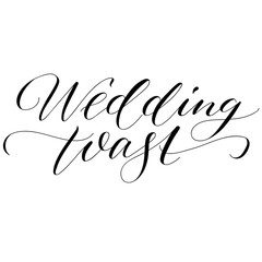 Hand drawn copperplate spenserian wedding lettering 