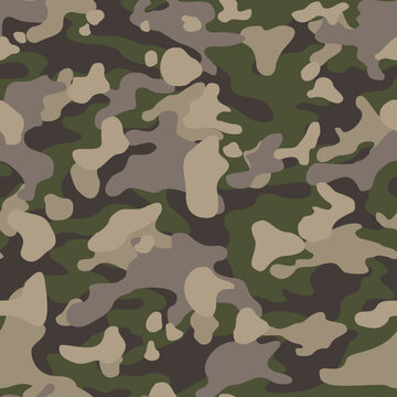 Seamless camouflage pattern of spots. Modern camo urban. An endless pattern of spots. Vector illustration