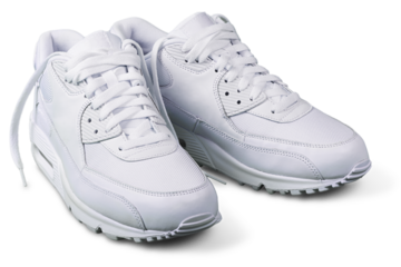 Pair of  sporty shoes on white