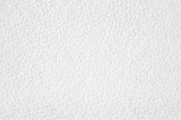 White Leather background texture. Full frame