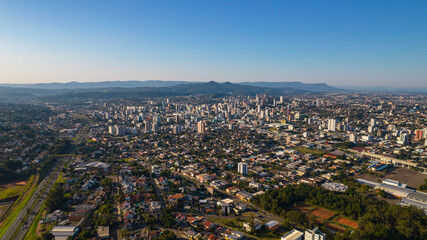 Obraz premium aerial view of the city novo hamburgo