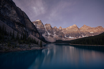 Moraine Lake during the Blue Hour